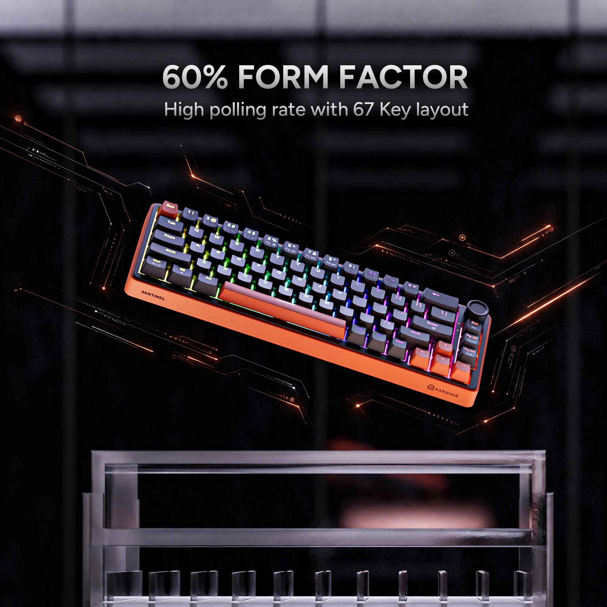 Karnage Sentinel - 60% Compact Form Factor