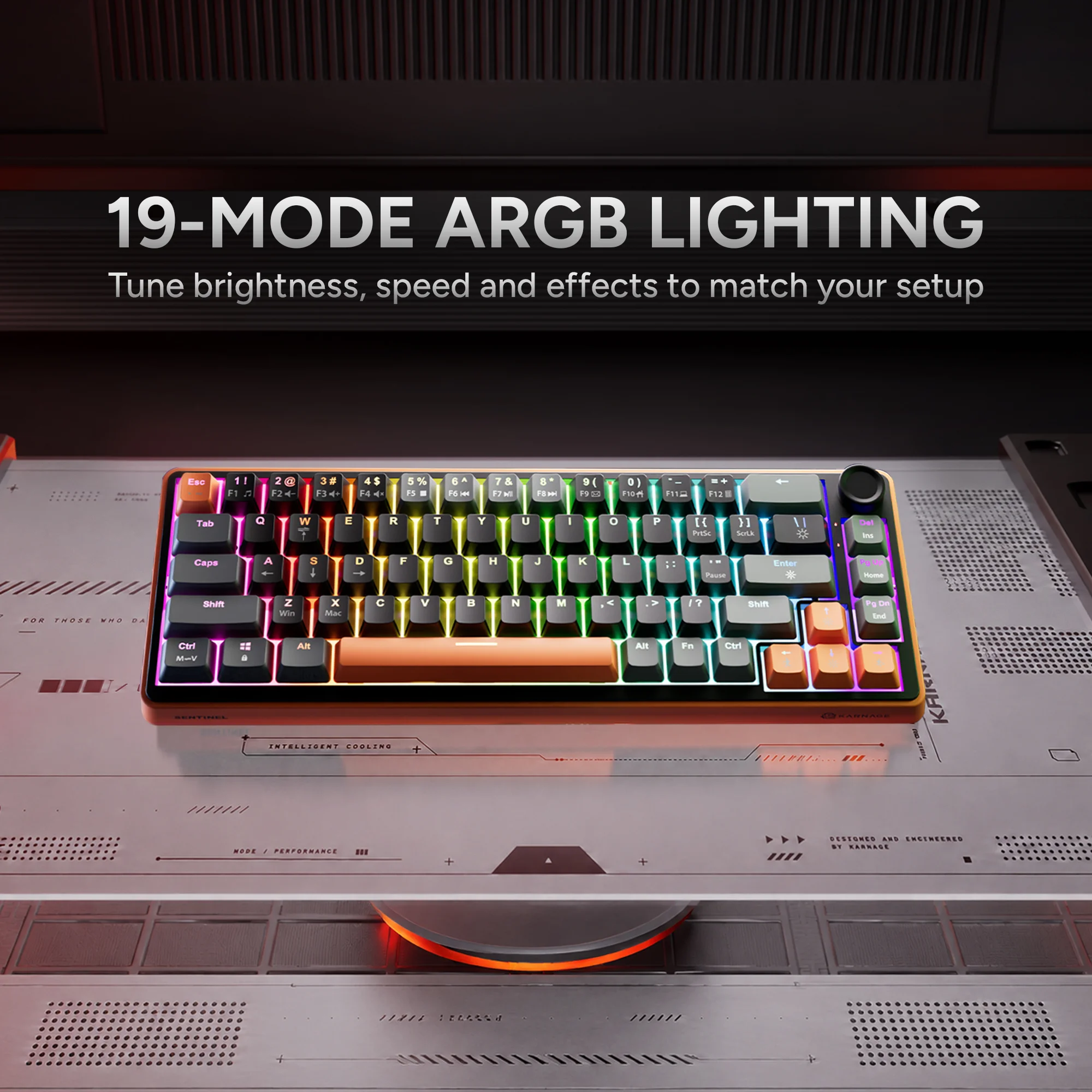 Karnage Sentinel - 19 Dynamic ARGB Lighting Modes