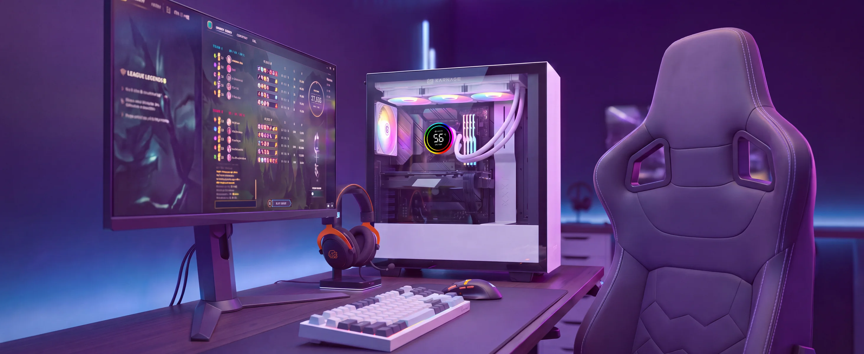 Karnage Icecube 360mm Battlestation Showcase